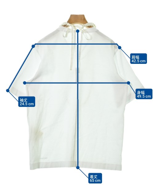 CARVEN（カルヴェン）Tシャツ・カットソー 白 サイズ:S レディース/2200712295048