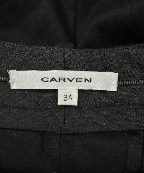 CARVEN（カルヴェン）スラックス 黒 サイズ:34(XXS位) レディース/2200718047023