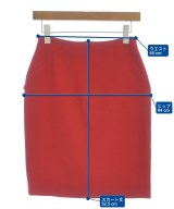 CARVEN（カルヴェン）ひざ丈スカート 赤 サイズ:34(XXS位) レディース/2200718491048
