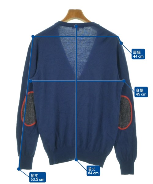 CARVEN（カルヴェン）カーディガン 青 サイズ:L メンズ/2200634044175