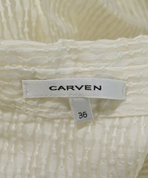 CARVEN（カルヴェン）ブラウス 白 サイズ:36(XS位) レディース/2200638407068