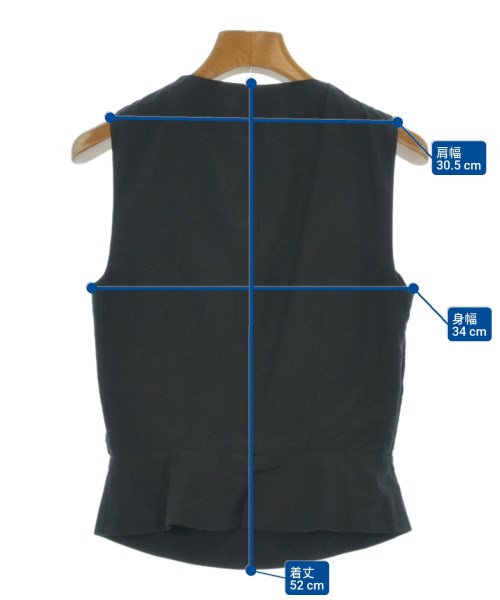 CARVEN（カルヴェン）ブラウス 黒 サイズ:34(XXS位) レディース/2200644637060