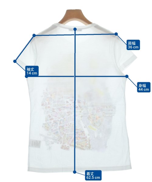 CARVEN（カルヴェン）Tシャツ・カットソー 白 サイズ:S レディース/2200653981048