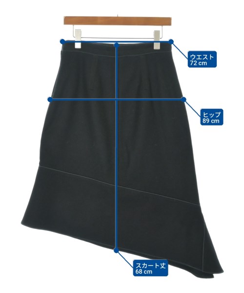 CARVEN（カルヴェン）ロング・マキシ丈スカート 黒 サイズ:40(M位) レディース/2200701236144