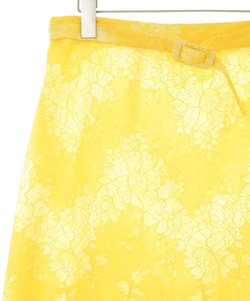 CARVEN（カルヴェン）ロング・マキシ丈スカート 黄 サイズ:40(M位) レディース/2200705591058