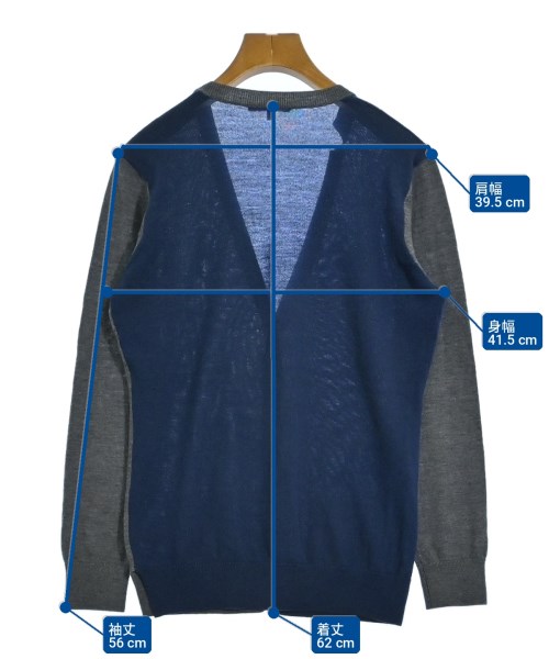 CARVEN（カルヴェン）カーディガン 青 サイズ:M レディース/2200637762199