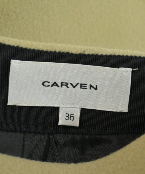 CARVEN（カルヴェン）ひざ丈スカート ベージュ サイズ:36(XS位) レディース/2200705646154