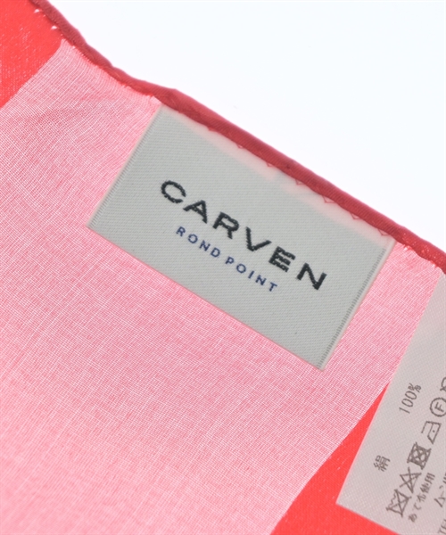 CARVEN（カルヴェン）バンダナ・スカーフ 赤 サイズ:- レディース/2200663363209