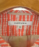 CARVEN（カルヴェン）ノーカラージャケット 赤 サイズ:34(XXS位) レディース/2200669987010