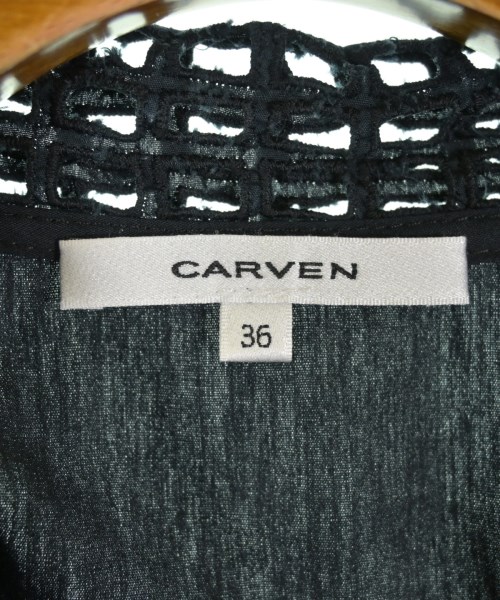 CARVEN（カルヴェン）カジュアルシャツ 黒 サイズ:36(XS位) レディース/2200714087146