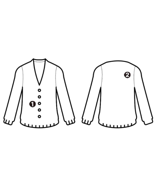 CARVEN（カルヴェン）カーディガン 緑 サイズ:S レディース/2200725135232