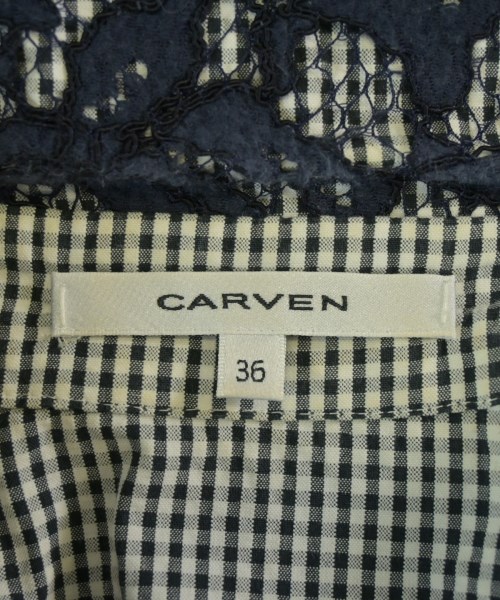 CARVEN（カルヴェン）カジュアルシャツ 黒 サイズ:36(XS位) レディース/2200693381099