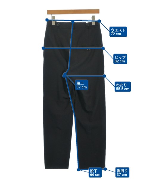 DAMIR DOMA（ダミールドーマ）スラックス 黒 サイズ:42(M位) レディース/2200603280030