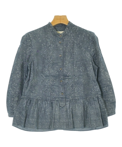 girl.by BAND OF OUTSIDERS(ガールバイバンドオブアウトサイ)ブラウス 紺 サイズ:0(XS位)/2200664294014