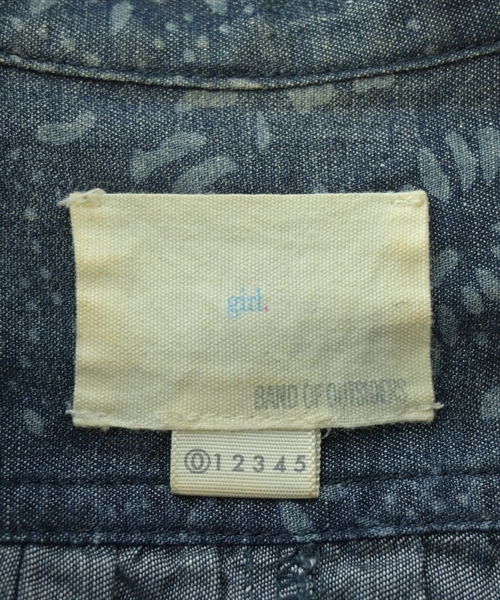 girl.by BAND OF OUTSIDERS（ガールバイバンドオブアウトサイ）ブラウス 紺 サイズ:0(XS位) レディース/2200664294014
