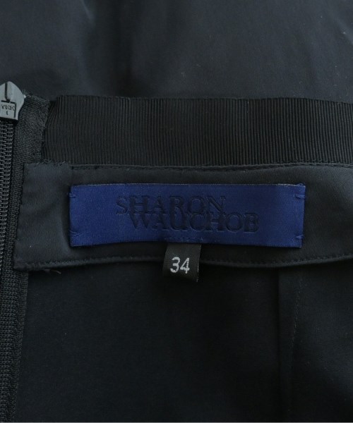 sharon wauchob（シャロンワコブ）ひざ丈スカート 黒 サイズ:34(XXS位) レディース/2200637563116