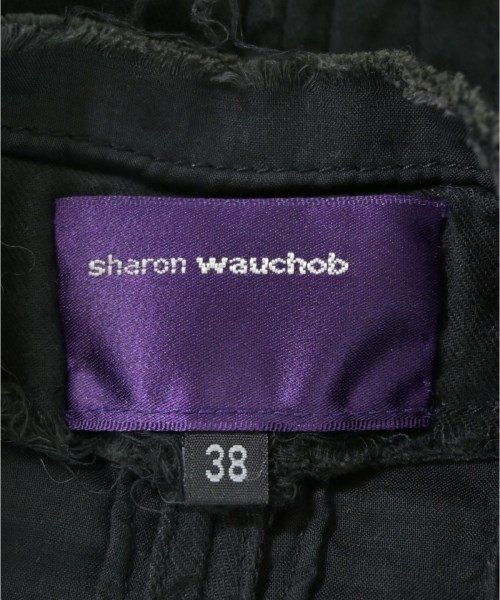 sharon wauchob（シャロンワコブ）カジュアルジャケット 黒 サイズ:38(S位) レディース/2200704814028