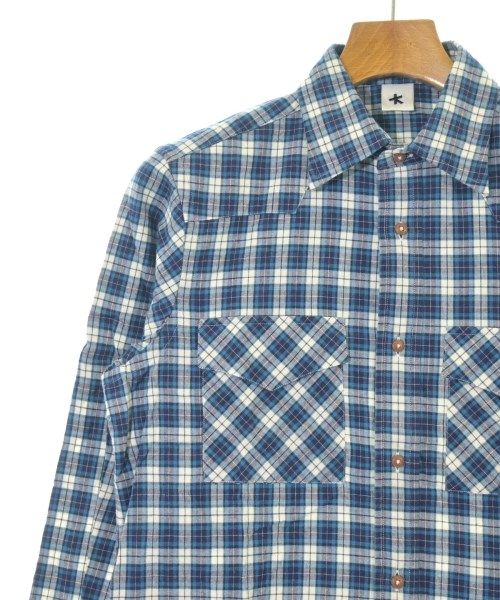 ADAM KIMMEL（アダムキメル）カジュアルシャツ 青 サイズ:XXS メンズ/2200657132729