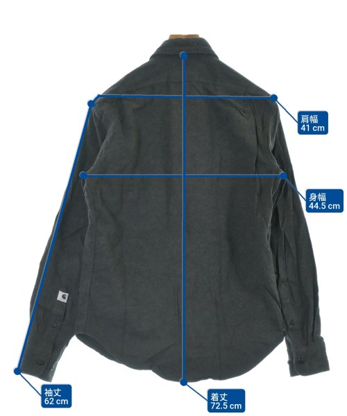 ADAM KIMMEL（アダムキメル）カジュアルシャツ グレー サイズ:XS メンズ/2200646812090