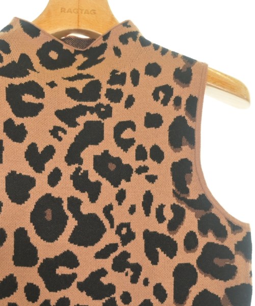 ELIE TAHARI（エリータハリ）ワンピース 茶 サイズ:S レディース/2200610315589