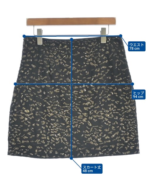 ELIE TAHARI（エリータハリ）ミニスカート 黒 サイズ:44(L位) レディース/2200645868036