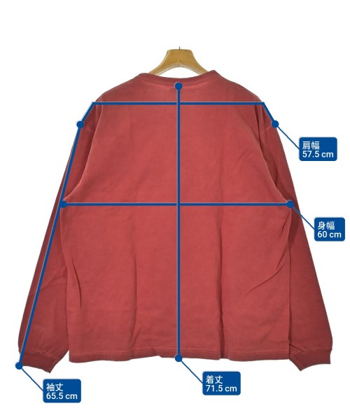 DOVER STREET MARKET（ドーバーストリートマーケット）Tシャツ・カットソー 赤 サイズ:XL メンズ/2200665914102