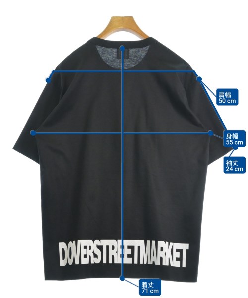 DOVER STREET MARKET（ドーバーストリートマーケット）Tシャツ・カットソー 黒 サイズ:L メンズ/2200729485104