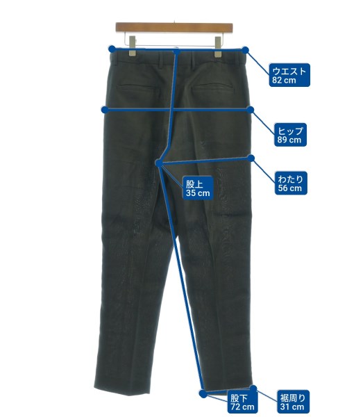 Umit Benan（ウミットベナン）スラックス 黒 サイズ:48(L位) メンズ/2200623928073