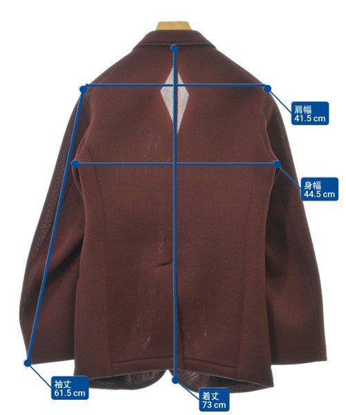 Umit Benan（ウミットベナン）ジャケット 赤 サイズ:44(S位) メンズ/2200620636018