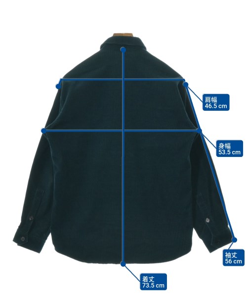 Umit Benan（ウミットベナン）カジュアルシャツ 緑 サイズ:44(S位) メンズ/2200656433087