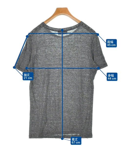 Umit Benan（ウミットベナン）Tシャツ・カットソー 黒 サイズ:S メンズ/2200667196469