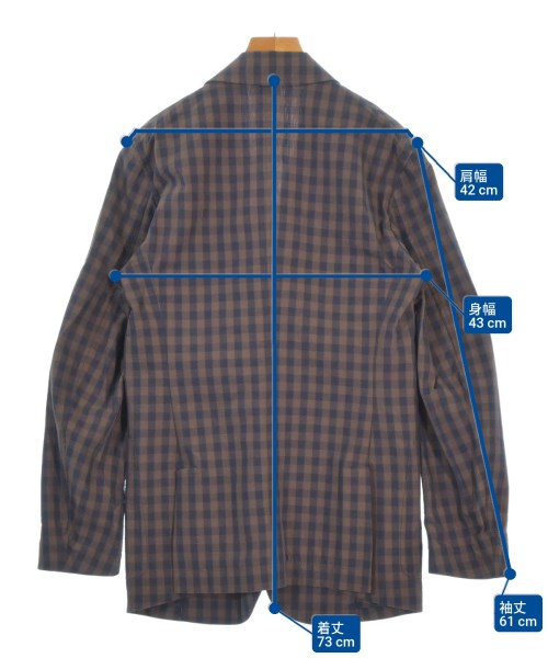 Umit Benan（ウミットベナン）その他 茶 サイズ:44/44(S位) メンズ/2200666743046