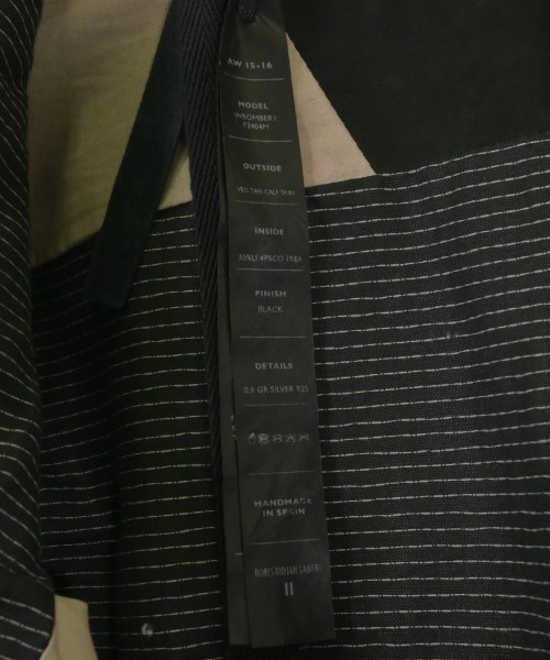 Boris Bidjan Saberi（ボリスビジャンサベリ）ライダース 黒 サイズ:XS レディース/2200693270034
