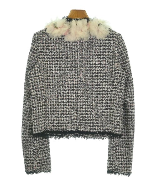 GiAMBATTiSTA VALLi（ジャンバティスタ　ヴァリ）ノーカラージャケット 黒 サイズ:38(S位) レディース/2200621755046