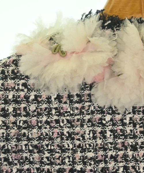 GiAMBATTiSTA VALLi（ジャンバティスタ　ヴァリ）ノーカラージャケット 黒 サイズ:38(S位) レディース/2200621755046