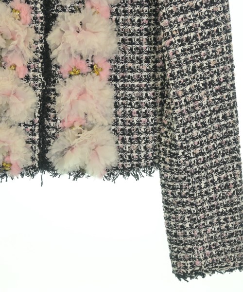 GiAMBATTiSTA VALLi（ジャンバティスタ　ヴァリ）ノーカラージャケット 黒 サイズ:38(S位) レディース/2200621755046