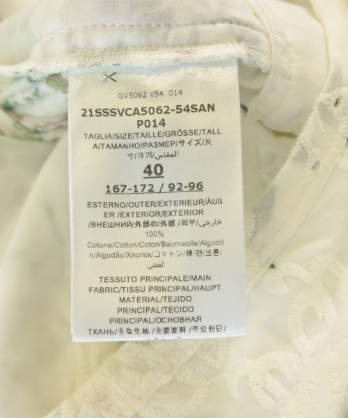 GiAMBATTiSTA VALLi（ジャンバティスタ　ヴァリ）ワンピース 白 サイズ:40(M位) レディース/2200697957023