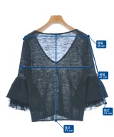GiAMBATTiSTA VALLi（ジャンバティスタ　ヴァリ）ニット・セーター 黒 サイズ:38(S位) レディース/2200708235010