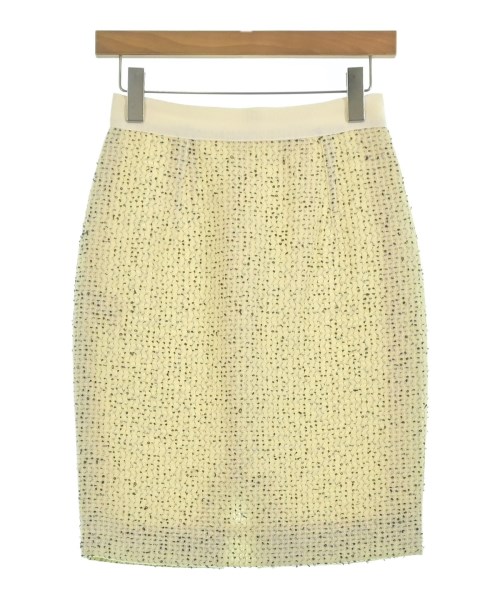 GiAMBATTiSTA VALLi(ジャンバティスタ　ヴァリ)ひざ丈スカート 白 サイズ:40(XS位)/2200663157037