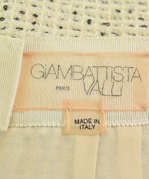 GiAMBATTiSTA VALLi（ジャンバティスタ　ヴァリ）ひざ丈スカート 白 サイズ:40(XS位) レディース/2200663157037