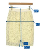 GiAMBATTiSTA VALLi（ジャンバティスタ　ヴァリ）ひざ丈スカート 白 サイズ:40(XS位) レディース/2200663157037