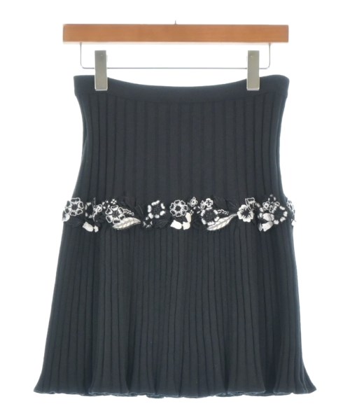 GiAMBATTiSTA VALLi(ジャンバティスタ　ヴァリ)ひざ丈スカート 黒 サイズ:XS/2200682886079