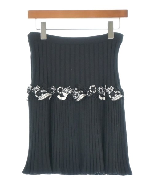 GiAMBATTiSTA VALLi（ジャンバティスタ　ヴァリ）ひざ丈スカート 黒 サイズ:XS レディース/2200682886079