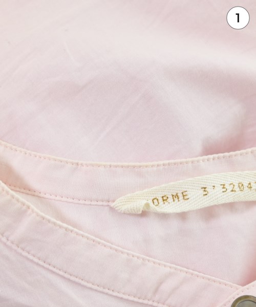 FORME 3'3204322896（フォーム）カジュアルシャツ ピンク サイズ:M メンズ/2200678570104