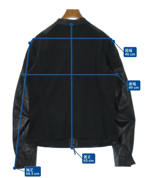 GUSTAVOLINS（グスタボリンズ）ライダース 黒 サイズ:2(M位) メンズ/2200632774425