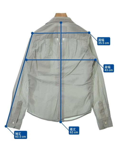 Frank&Eileen（フランクアンドアイリーン）カジュアルシャツ グレー サイズ:XS レディース/2200635445070