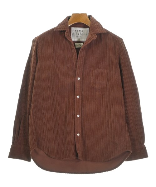 Frank&Eileen(フランクアンドアイリーン)カジュアルシャツ 茶 サイズ:XS/2200639153025