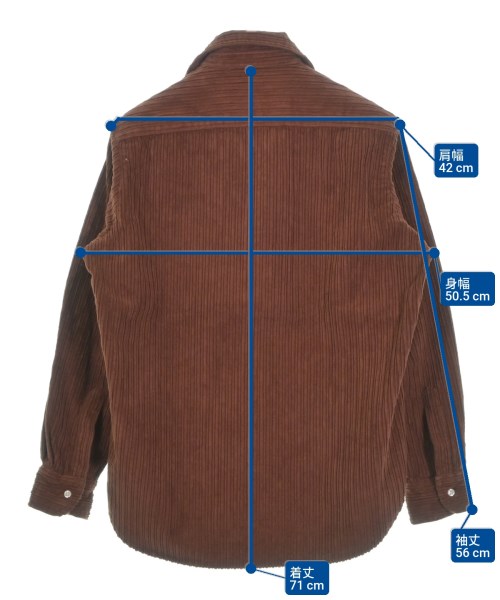 Frank&Eileen（フランクアンドアイリーン）カジュアルシャツ 茶 サイズ:XS レディース/2200639153025