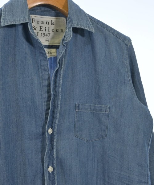 Frank&Eileen（フランクアンドアイリーン）カジュアルシャツ 青 サイズ:XXS レディース/2200638138030