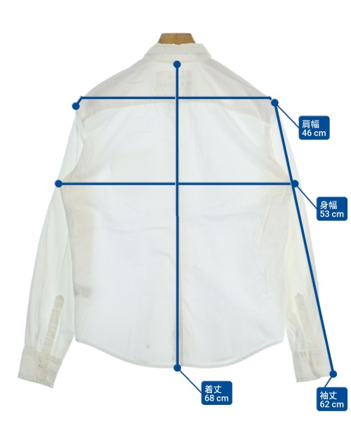 Frank&Eileen（フランクアンドアイリーン）カジュアルシャツ 白 サイズ:XS メンズ/2200642253187